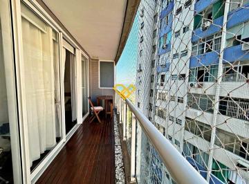 Varanda · Apartamento 1 Quarto à Venda em Santos - Sp