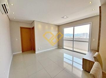 Sala · Apartamento com 2 Suítes e Terraço Ampliado no Gonzaga – Santos/SP