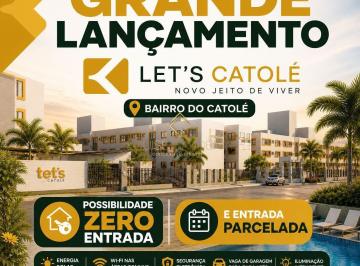 Apartamento · 44m² · 2 Quartos · 1 Vaga · Apartamento em Catolé, Campina Grande/PB