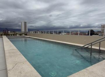 Apartamento · 45m² · 1 Quarto · 2 Vagas · Apartamento com Suíte, Sacada com Churrasqueira e 2 Vagas - Tupi, Praia Grande