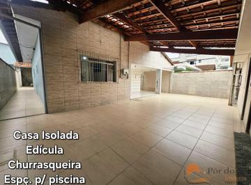 Casa · 122m² · 5 Quartos · 6 Vagas · Casa isolada à venda com churrasqueira na Praia Grande