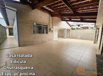Casa · 122m² · 5 Quartos · 6 Vagas · Casa isolada à venda com churrasqueira na Praia Grande