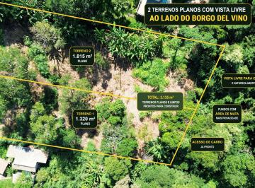 Terreno , Areal · Oportunidade ao lado do Borgo del Vino - 2 Terrenos Planos com Vista | 3.135m²