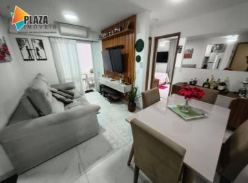 Apartamento · 59m² · 1 Quarto · 1 Vaga · Apartamento 1 suíte com 2 Sacadas à venda, 59 m² - Luxo no Canto do Forte - Praia Grande/SP