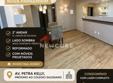 Apartamento · 56m² · 2 Quartos · 1 Vaga · Apartamento em Avenida Petra Kelly - Nova Parnamirim - Parnamirim/RN