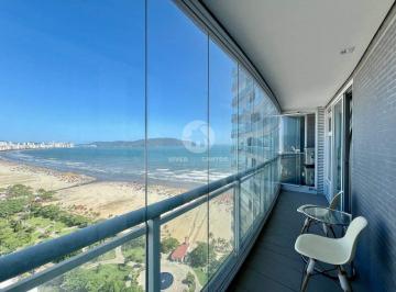 Apartamento · 75m² · 2 Quartos · 1 Vaga · Lindo apartamento vista mar total - Unlimited na Pompéia em Santos