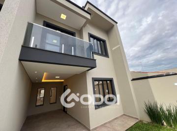 Casa · 117m² · 3 Quartos · 2 Vagas · Sobrado à venda no bairro Aviação - São José dos Pinhais/PR