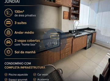 Apartamento · 130m² · 3 Quartos · 2 Vagas · Le Parc Residence - Apartamento porteira fechada com Vista Livre – Le Parc Residence | Jardim Campos