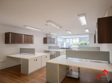 Comercial · 107m² · 2 Quartos · 3 Vagas · Conjunto comercial com 2 salas integradas, 2 banheiros e 3 vagas de garagem.