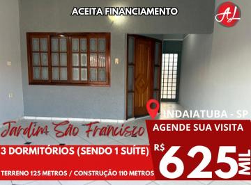 Casa de 3 quartos, Indaiatuba · Casa Térrea Com 3 Dormitórios A Venda - Próximo Ao Parque Ecológico - Indaiatuba - SP!
