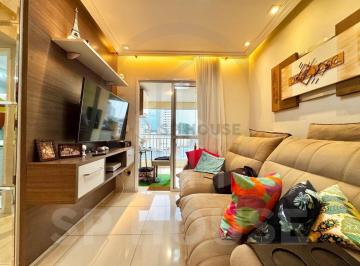 Foto 01 · Apartamento a venda no Sacomã, 75m², 3 quartos sendo 1 suíte, 2 vagas, varanda gourmet e condomínio