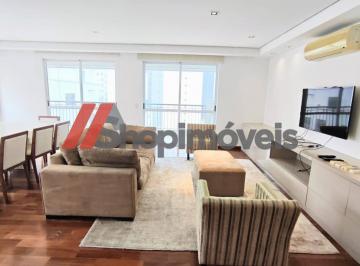Living · Apartamento com 03 Suítes, 173 m²- Paraíso - São Paulo–SP