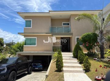 Casa · 350m² · 4 Quartos · 4 Vagas · Mansão no Alphaville Litoral Norte 2 – 4 Suítes com Closet, Energia Solar e Suíte Master de 40m²