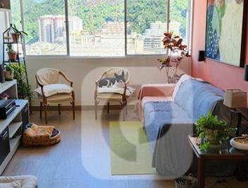 Apartamento · 93m² · 3 Quartos · 1 Vaga · Apartamento em Humaitá com 93 m² com vista cristo e pão de açúcar