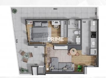 Apartamento Garden Elevado com 1 Quarto e Vaga ao Lado do Shopping Palladium · Apartamento Garden Elevado com 1 Quarto e Vaga ao Lado do Shopping Palladium