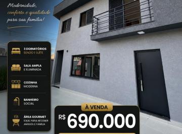 Casa de 3 quartos, Atibaia · Sobrado novo em Atibaia