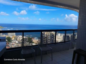 Apartamento de 1 quarto, Salvador · ALUGO LINDO 1/4 MOBILIADO, VISTA MAR, 2 VARANDAS, RIO VERMELHO, 48m², PRONTO PARA MORAR.