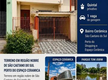 anuncio_terreno_sao_caetano-11784312746829.png · ACEITO PERMUTA! SOBRADO 160M² 2 DORMS 2WC QUINTAL 1 VAGA, Cerâmica, São Caetano do Sul, SP