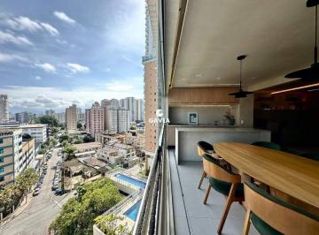 Apartamento · 132m² · 3 Quartos · 2 Vagas · Apartamento à venda no Ponta da Praia em Santos.