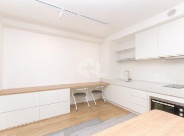 Apartamento · 33m² · 1 Quarto · 1 Vaga · Apartamento studio, novo totalmente mobiliado em frente ao Parque da Redenção.