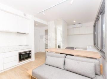 Apartamento · 33m² · 1 Quarto · 1 Vaga · Apartamento studio, novo totalmente mobiliado em frente ao Parque da Redenção.