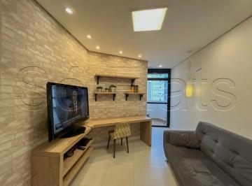 Apartamento · 38m² · 1 Quarto · 1 Vaga · Flat no Moema Studio com 1 vaga de garagem próximo do Parque do Ibirapuera disponível para locação.