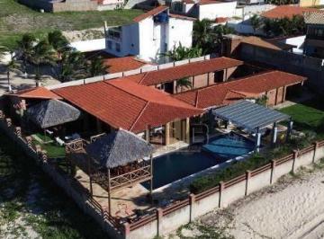 62b620434f97f3cef5d3363918e279a2407f5aca · Tabuba do Morro Branco Pé na areia - Casa com 6 dormitórios à venda, 500 m² por R$ 980.000 - Tabuba
