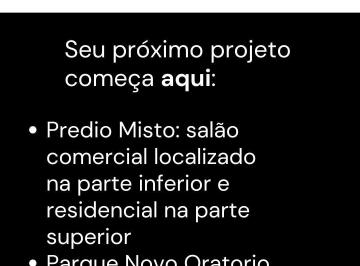 Comercial · 299m² · 3 Quartos · Comercial à venda - no Parque Novo Oratório
