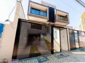 Fachada · Sobrado em Condomínio, com 3 Quartos, 2 Vagas, no Bairro Mercês