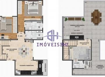 Apartamento · 96m² · 2 Quartos · 2 Vagas · Cobertura a venda no Bairro Santa Terezinha, 2 quartos, Suíte, elevador e 2 vagas