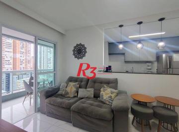 3d0514ed268cd9195fd24fcd4cd8d598479cd6c7 · Apartamento com 2 dormitórios para alugar, 74 m² por R$ 7.000,02/mês - Gonzaga - Santos/SP