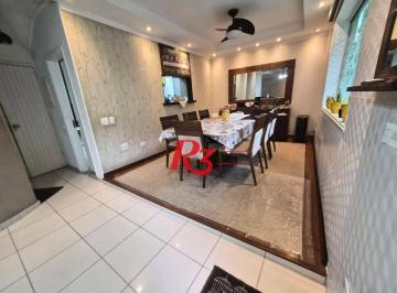 3033b11c803b6bb7c650afb632fd5c11e7773d10 · Casa com 3 dormitórios à venda, 180 m² por R$ 2.000.000,00 - Embaré - Santos/SP