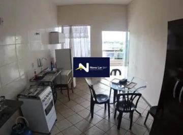 sala conjugada cozinha · Kitnet 30m² mobiliada para locação no bairro Ouro Preto