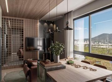 Living · Neo Edge | Porto Belo - Bairro Vila Nova | 2 Suítes, 67 m² | 630 m² de Lazer