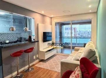 Sala · Apartamento com 2 dormitórios à venda, 90 m² por R$ 875.000,00 - Santa Maria - São Caetano do Sul/SP