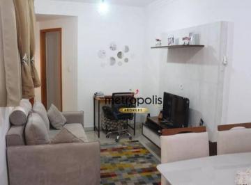Sala  · Cobertura com 2 dormitórios à venda, 95 m² por R$ 425.000,00 - Santa Maria - Santo André/SP