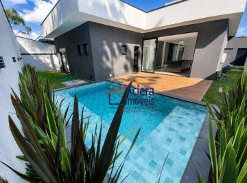 82b80aecf6a7591fc99fef3e50b7a047b8230127 · Casa Nova com 3 Suítes, Piscina, Área Gourmet e Jardim de Inverno à venda, 233 m² - Reserva Santa P