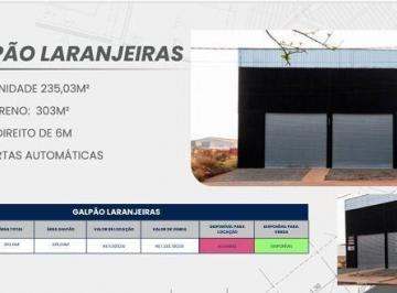 Comercial · 235m² · Galpão à venda, 235 m² por R$ 1.233.750,00 - Laranjeiras - Uberlândia/MG