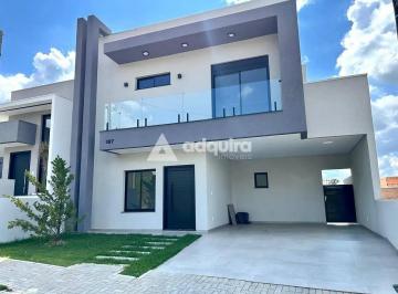 Casa · 169m² · 3 Quartos · 2 Vagas · Casa em Jardim Carvalho, Ponta Grossa/PR de 169m² 3 quartos à venda por R$ 970.000,00