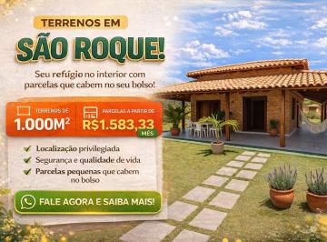 Terreno , São Roque · Terreno 1.000 m² São Roque SP — R$ 135/m² com Infraestrutura | Região em Valorização | Oportunidade