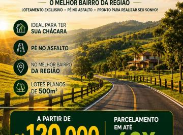 Terreno , Araçoiaba da Serra · Terreno em Araçoiaba da Serra 500m² | Últimos 3 lotes no valor de lançamento!