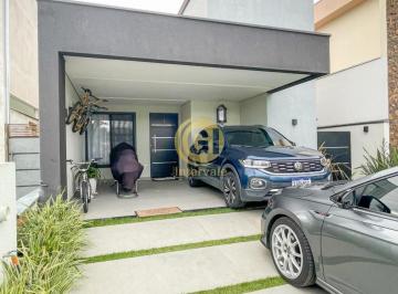 Foto 01 · Casa de 3 quartos com área gourmet e piscina em condomínio no Jardim Jacinto, Jacareí-SP