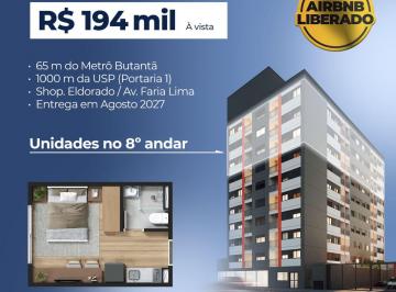 Apartamento de 1 quarto, São Paulo · Studio 17m² Tipologia R2V ao lado da Estação Butantã do Metrô