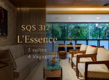 Apartamento de 3 quartos, Brasília · SQS 312 | L'Essence - 3 suítes, 4 vagas e o privilégio de uma vista livre.