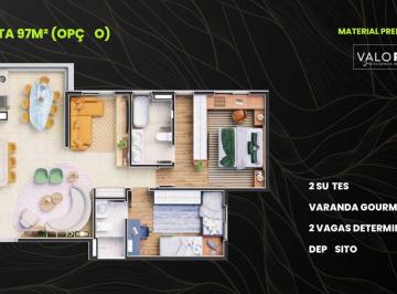 Apartamento de 2 quartos, São Paulo · Apartamento na planta Condomínio Town 2 ou 3 Suítes com Terraço Gourmet