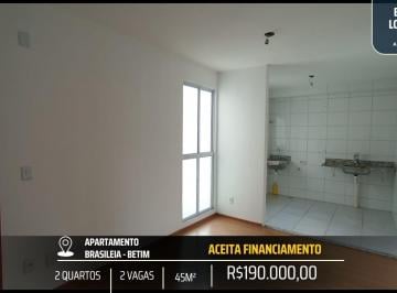Apartamento · 44m² · 2 Quartos · 1 Vaga · APARTAMENTO 3 ANDAR - 2 QUARTOS E 2 VAGAS