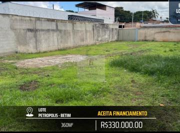 Terreno · 360m² · LOTE PLANO 360M² NO JARDIM PETROPOLIS - 12X30 - DOCUMENTAÇÃO OK