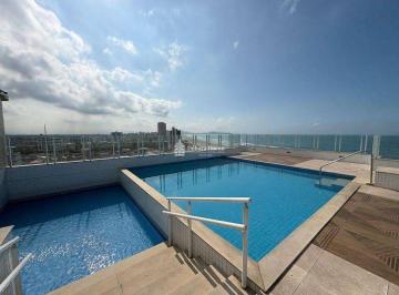 Apartamento · 55m² · 1 Quarto · 1 Vaga · FRENTE MAR VISTA MAR INCRIVEL !!! 1 DORMITÓRIO MOBILIADO 1 VAGA E PISCINA NA COBERTURA APENAS R$ 36