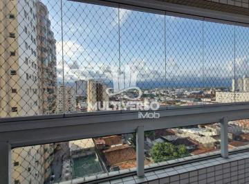 Apartamento · 98m² · 2 Quartos · 1 Vaga · Apartamento à venda na Zona Orla do Tupi (Praia Grande) – 98m², 2 dorms (1 suíte), varanda gourmet