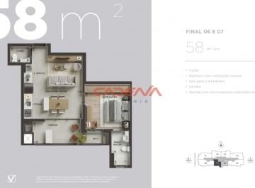 Apartamento · 58m² · 1 Quarto · 2 Vagas · Apartamento à venda no bairro Centro Cívico